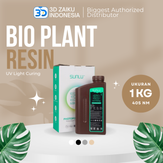 SUNLU Bio Plant Resin 1 KG 405 nm UV Light Curing LCD DLP 3D Printer